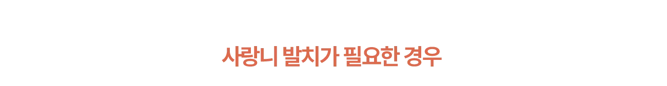 사랑니 발치가 필요한 경우